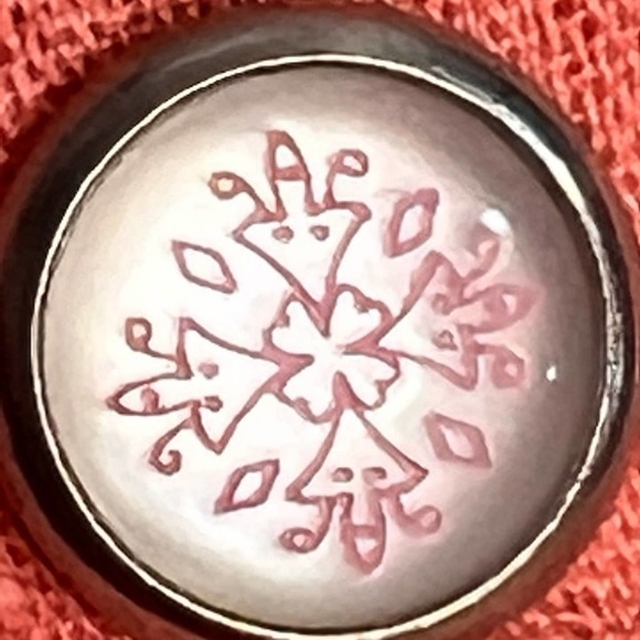 Wrangler Pearl Snap Western Long sleeve Embroidered Salmon Large - Picture 12 of 16